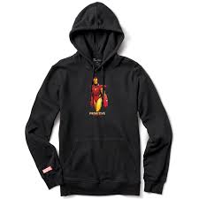 Primitive Marvel Iron Man Hood Black