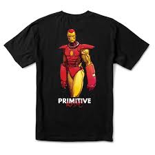 Primitive Iron Man Tee Black