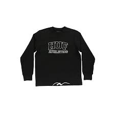 Huf Romes Crewneck Fleece Black