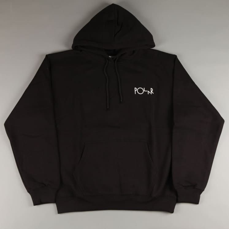 Polar 3 Tone Fill Logo Hoodie Black