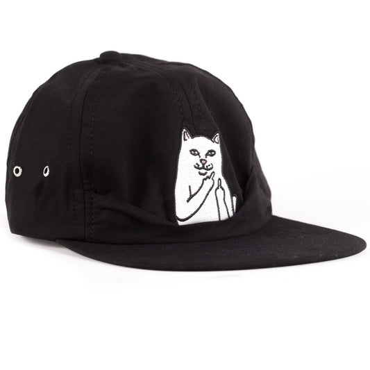 Ripndip Lord Nermal 5 Panel Pocket Hat Black