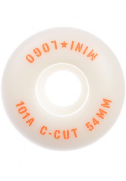 Mini Logo C-Cut 54mm 101a Wheels White