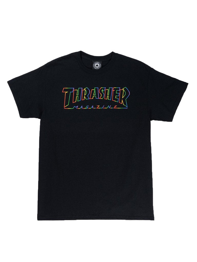 Thrasher Spectrum Tee Black