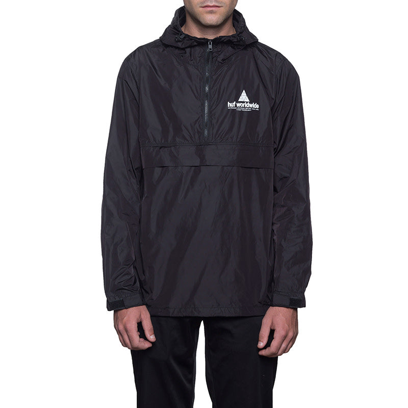 Huf Peak Anorak Jacket Black