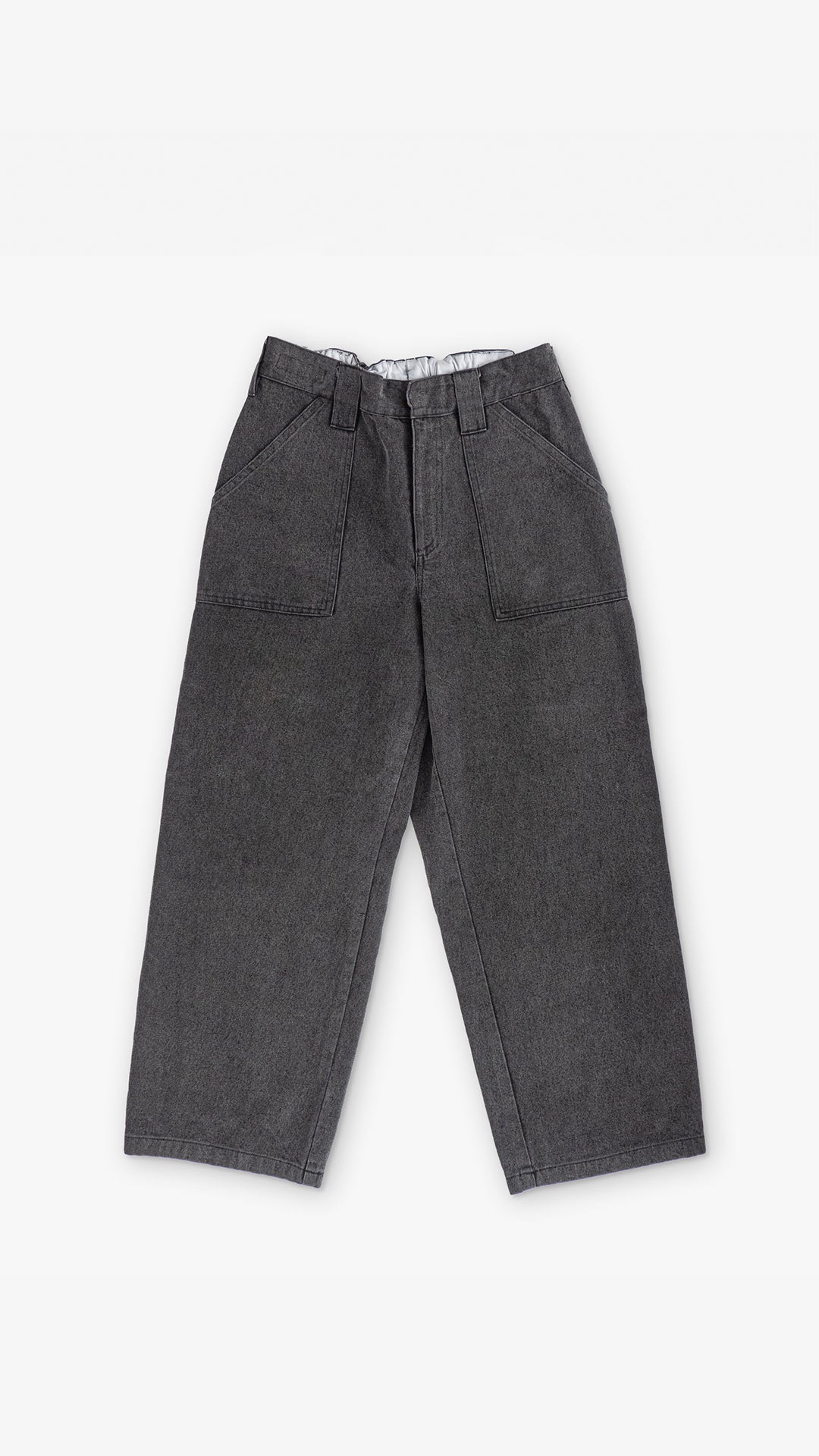Poetic Painter Pants Grey Washed Denim