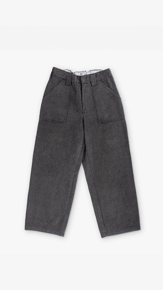 Poetic Painter Pants Grey Washed Denim