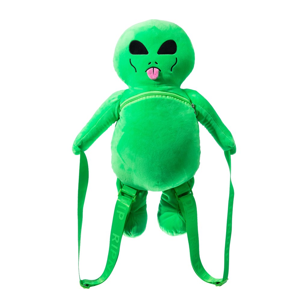 RipnDip Lord Nermal Plush Backpack Green