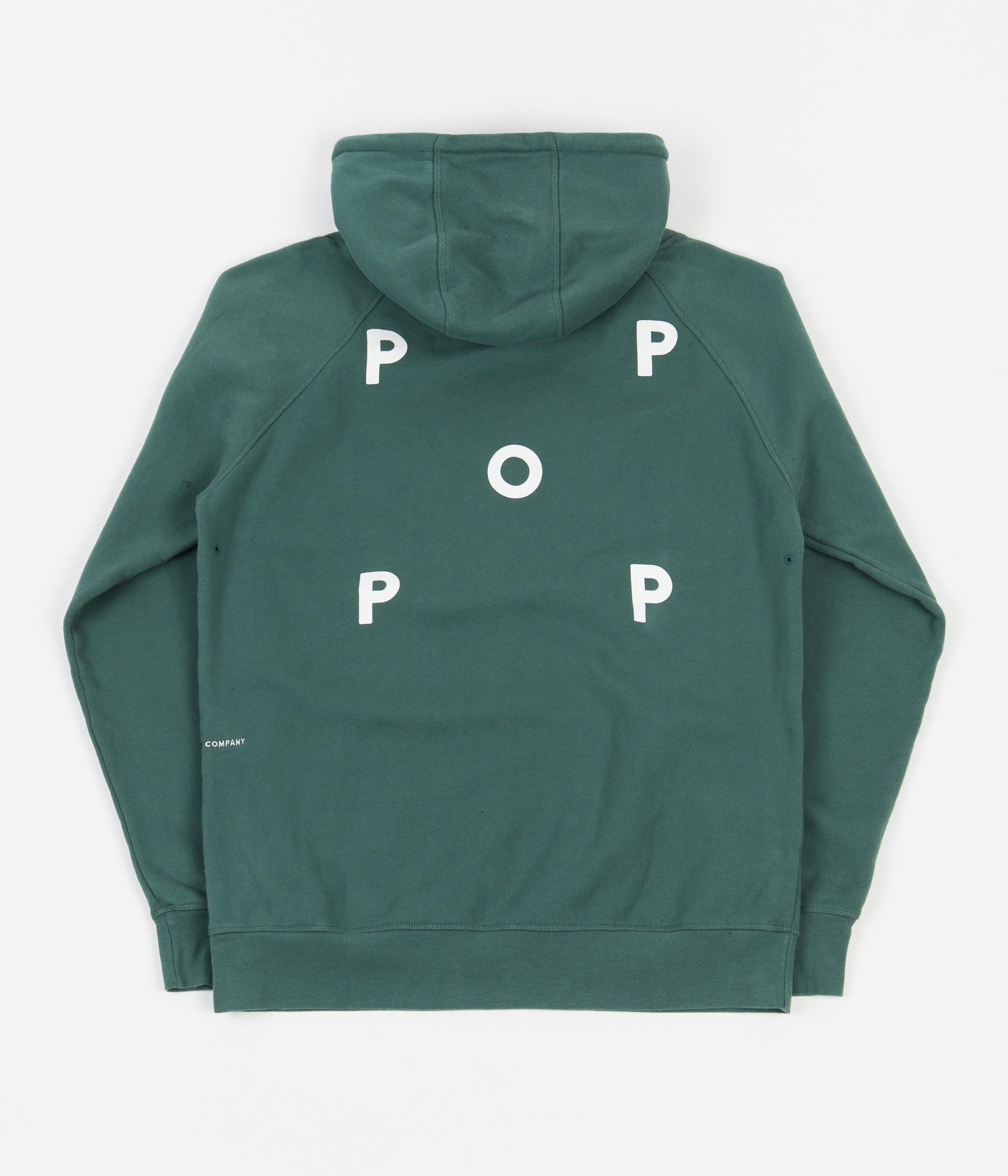 Pop Trading Company Hooded Sweat Logo Bistro Green