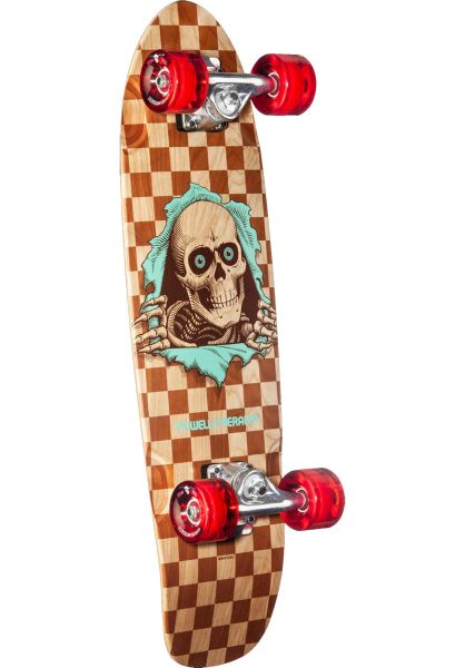 Powell Complete Sidewalk Surfer Natural Checkered Ripper 8.375