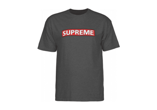 Powell Peralta - Supreme Tee Charcoal Heather