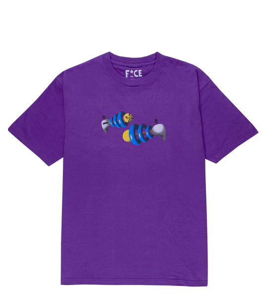 F*CE LASER TEE PURPLE