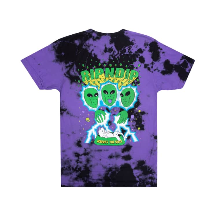 Ripndip - Nebula Tee - Purple Black Dye