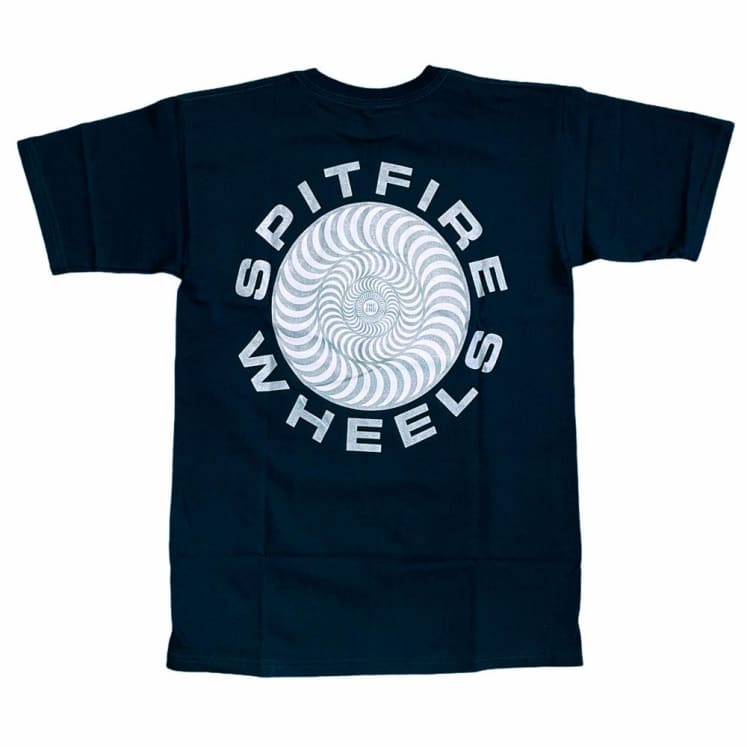 Spitfire Classic 87 Swirl Tee Navy/Metallic