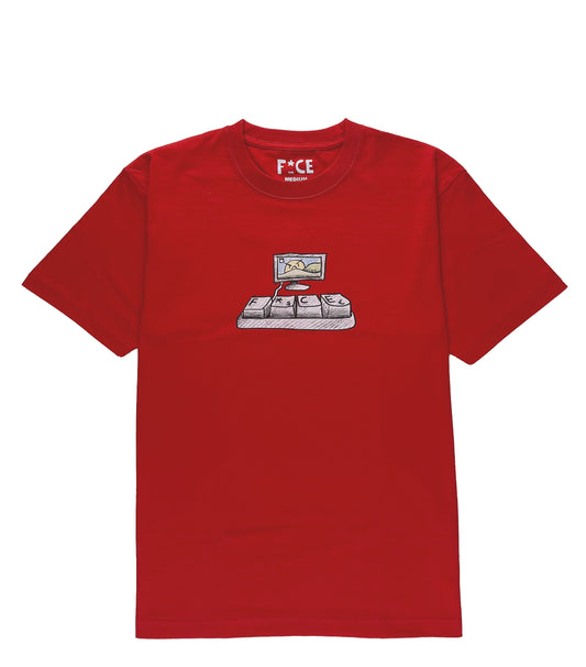 F*CE KEYBOARD TEE RED