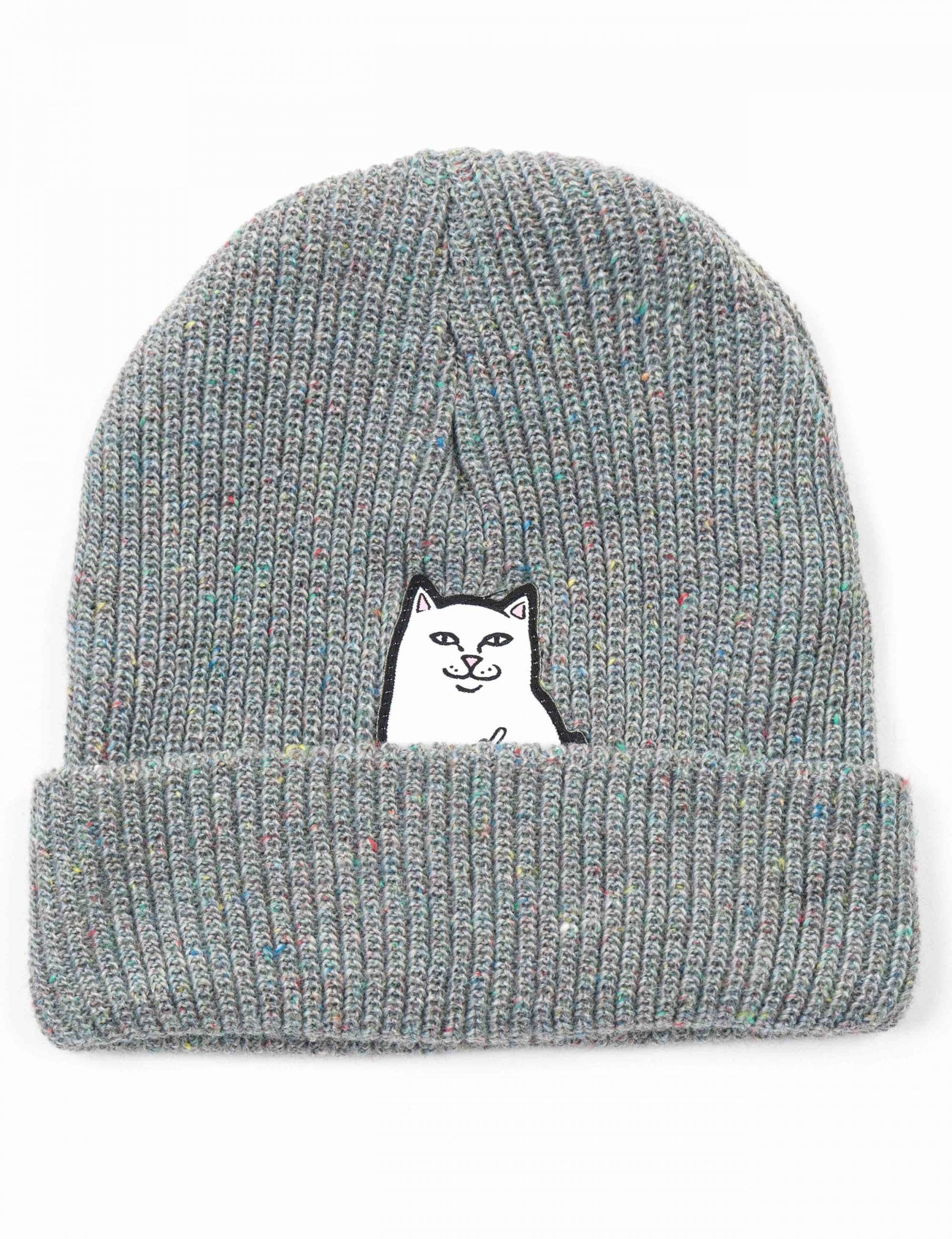 RipNDip Lord Nermal Rib Beanie Grey