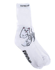 RipnDip Lord Nermal Socks White