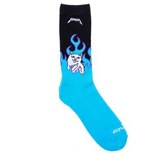 RipnDip Welcome To Heck Socks Electric Blue