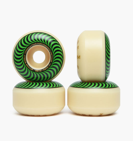 Spitfire Wheels F4 101a Classic Green 52mm