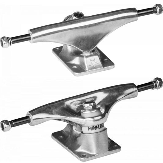 Mini Logo Raw Polished Trucks (Set) 8.38