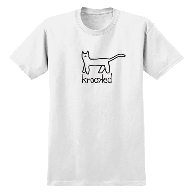 Krooked Big Cat Tee Black/White
