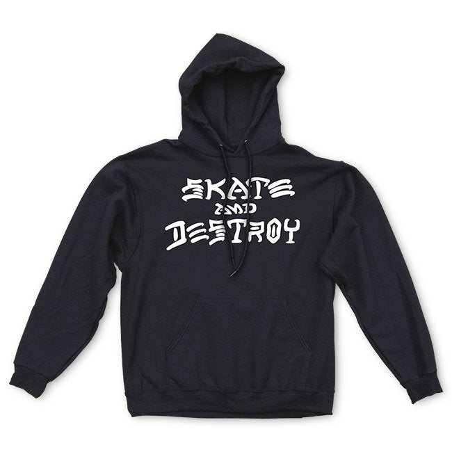 Thrasher Skate & Destroy Hood Black
