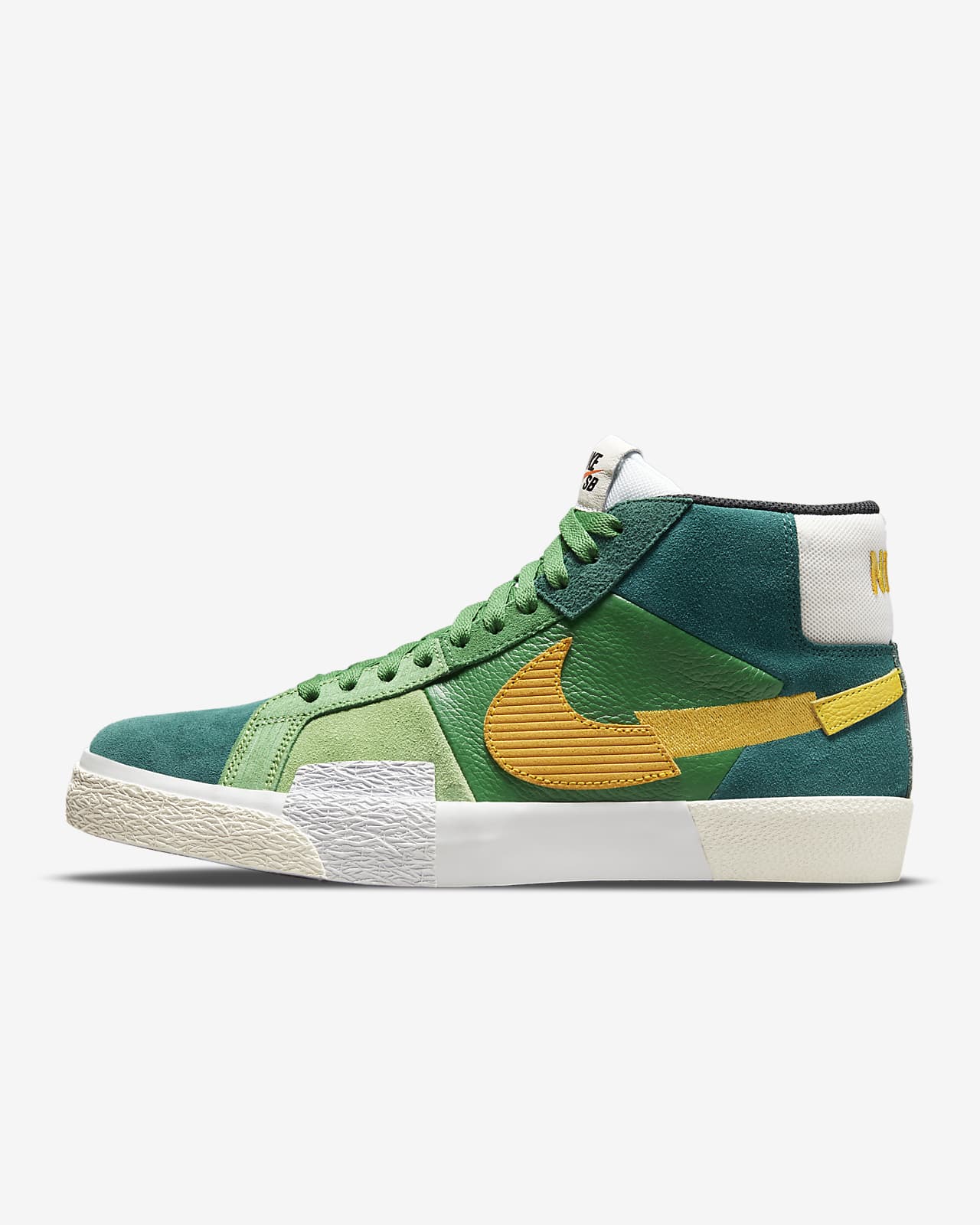 Nike SB Zoom Blazer Mid PRM Aloe Verde/University Gold