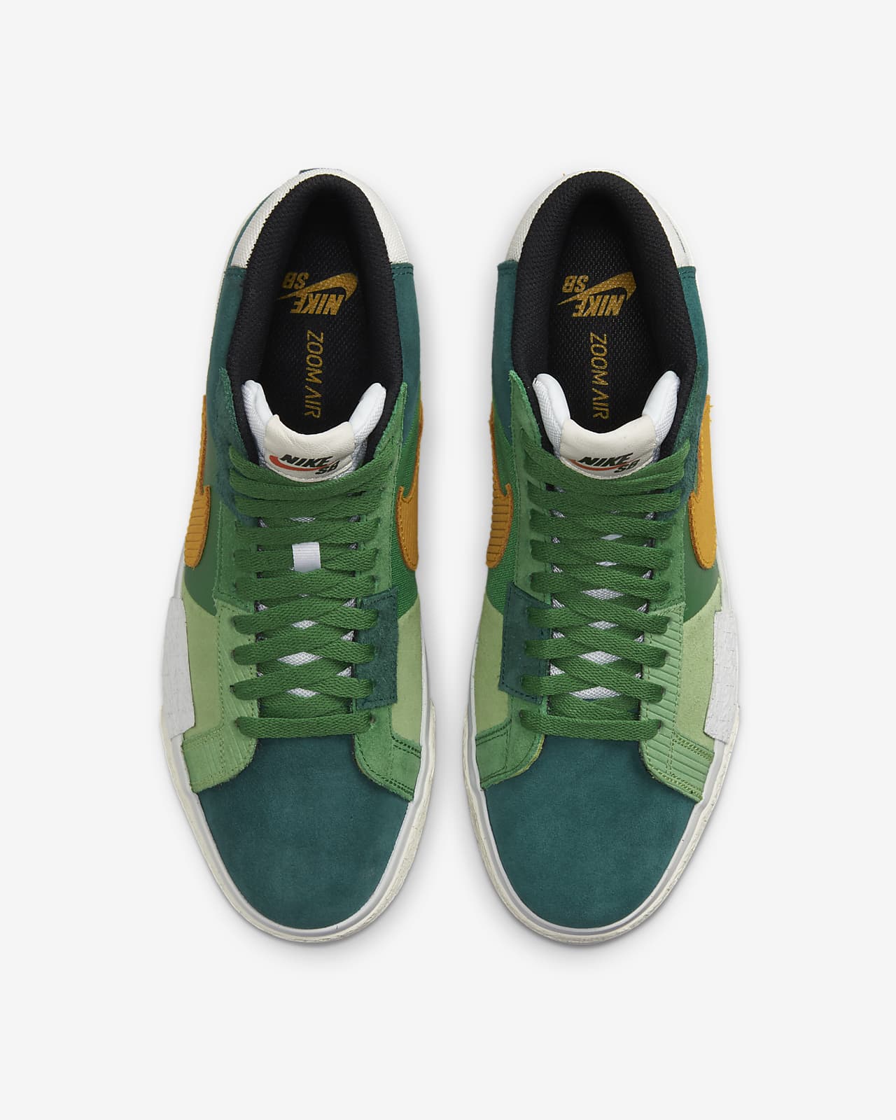 Nike SB Zoom Blazer Mid PRM Aloe Verde/University Gold