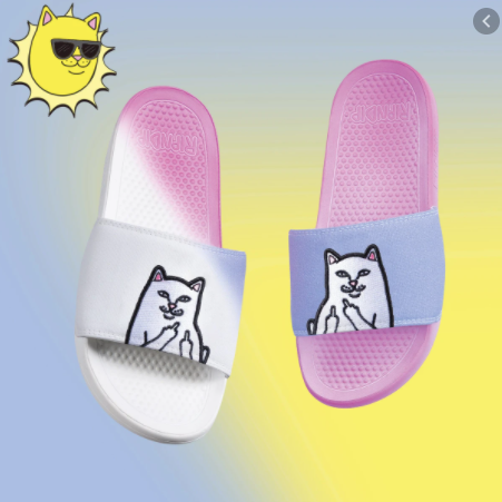 RipNDip - Lord Nermal UV Slides Purple/Gold