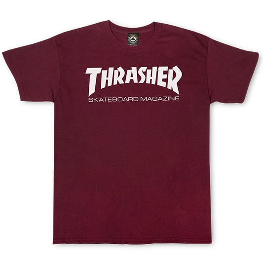 Thrasher Skate Mag Tee Maroon