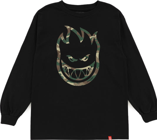 Spitfire Youth Bighead  Longsleeve Black/Camo