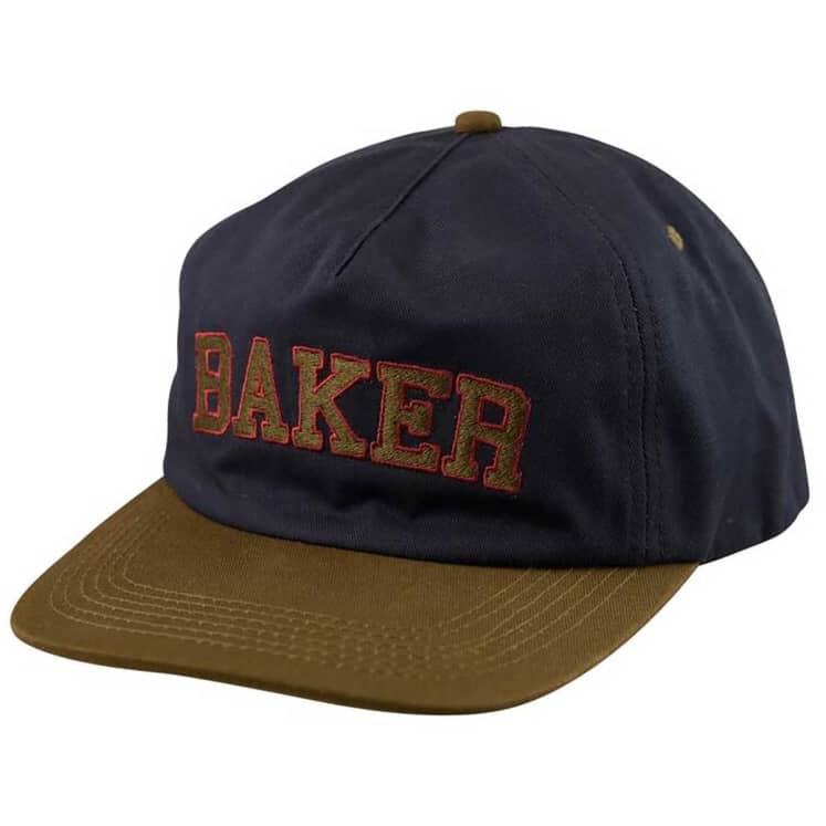 Baker Oscar Navy/Green Snapback