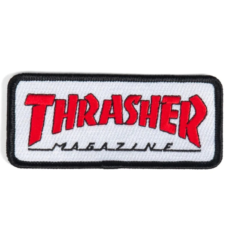 Thrasher Patch White Red