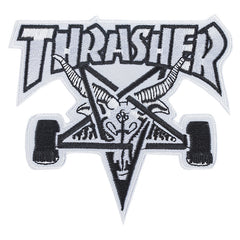 Thrasher Skate Goat Patch Black/White