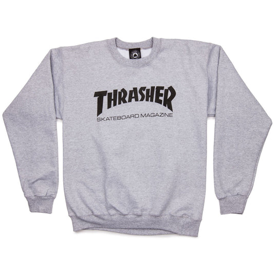 Thrasher Skate Mag Crewneck Grey
