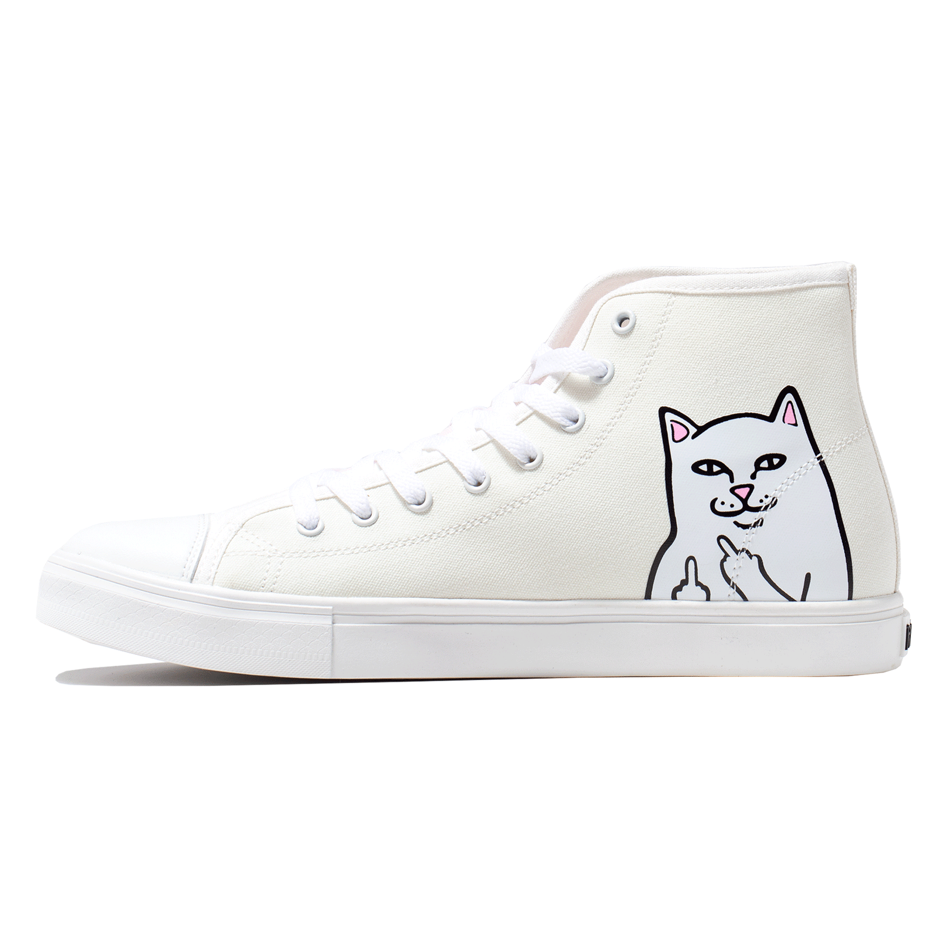 Ripndip Lord Nermal UV Activated High Top Shoes Blue/Fuschia