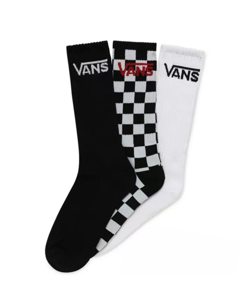 Vans Socks 3-Pack Black/White/Checker