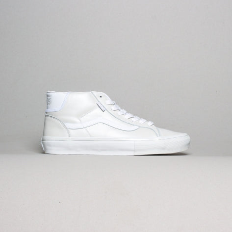 Vans Skate Mid Skool Pearl Leather White