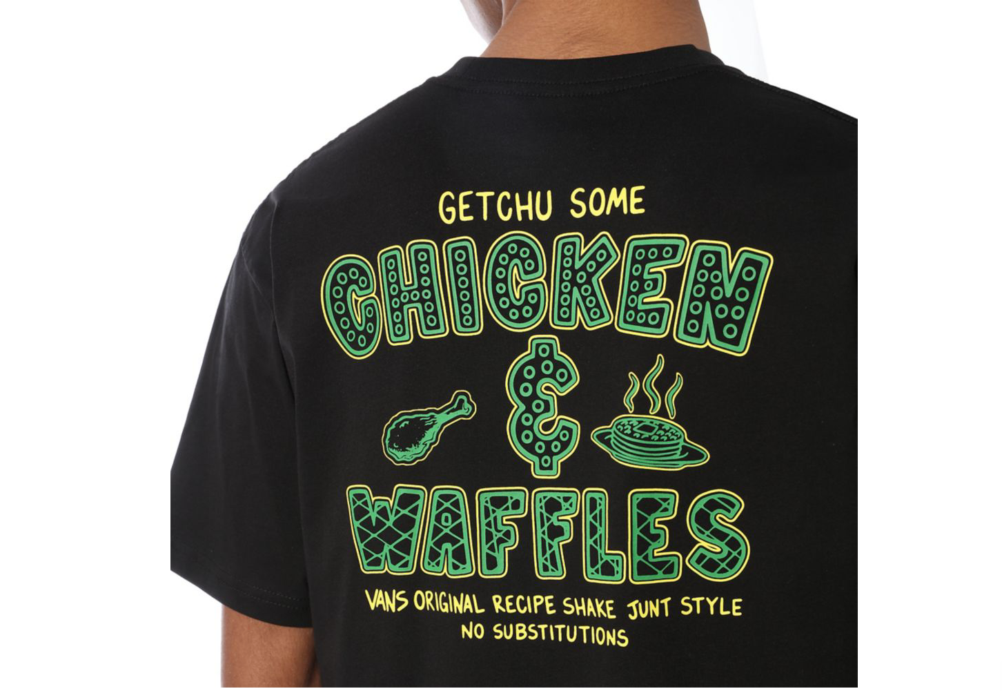 Vans x Shake Junt Chiken And Waffle Tee Black