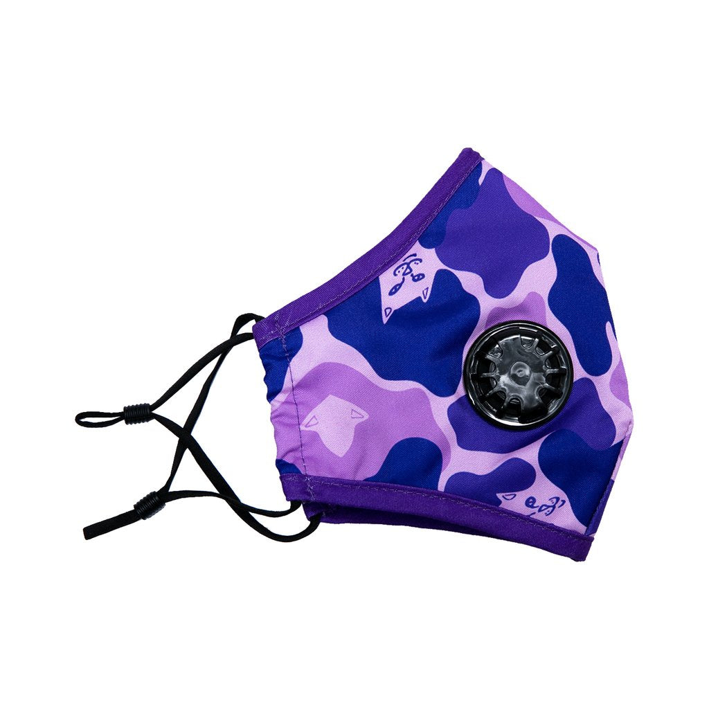 RipnDip Purple Camo Ventilated Face Mask
