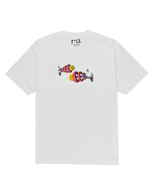 F*CE LASER TEE WHITE