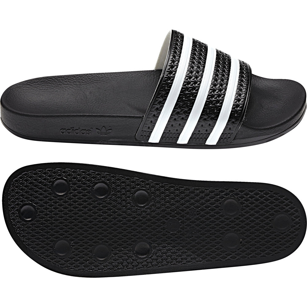 Adilette Black/White/Black